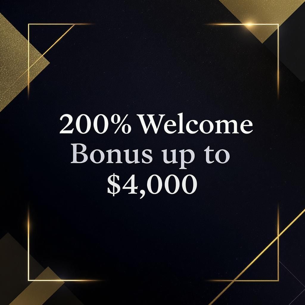 200% Welcome Bonus up to $4,000