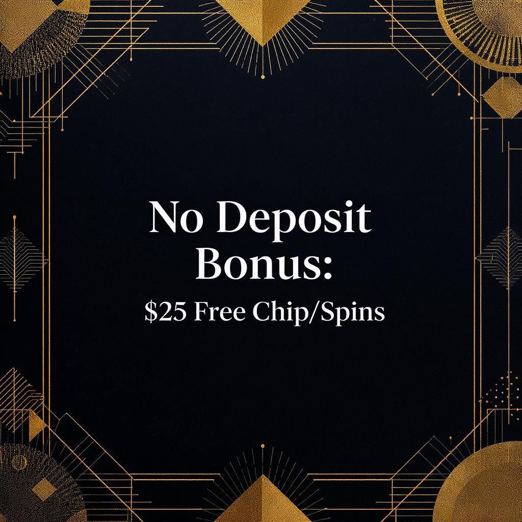 No Deposit Bonus: $25 Free Chip/Spins